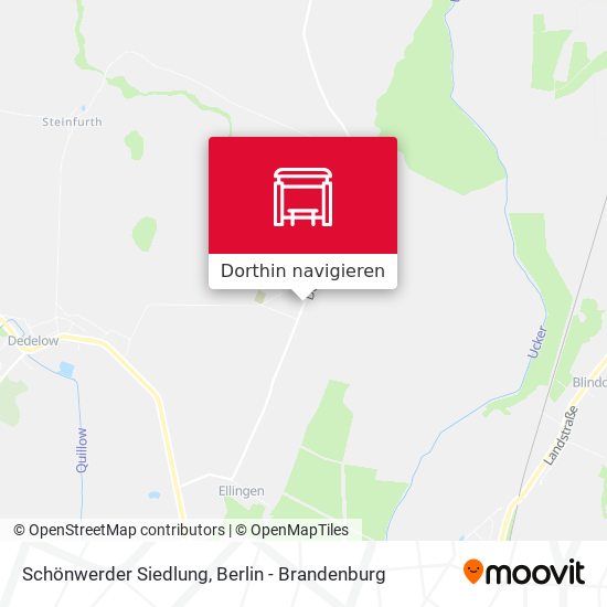 Schönwerder Siedlung Karte