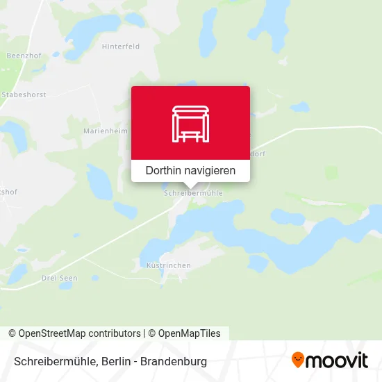 Schreibermühle Karte