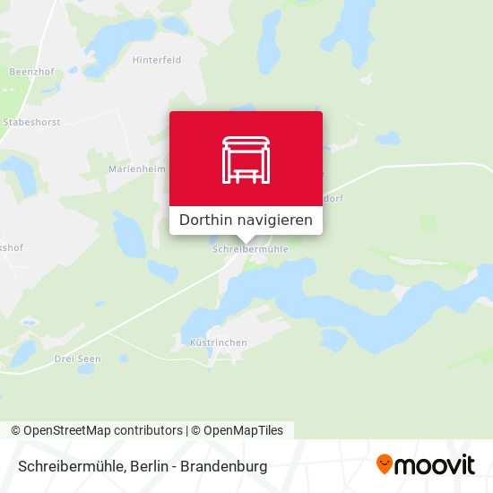 Schreibermühle Karte