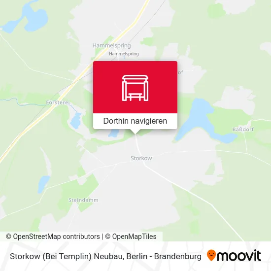 Storkow (Bei Templin) Neubau Karte