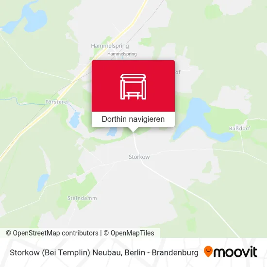 Storkow (Bei Templin) Neubau Karte