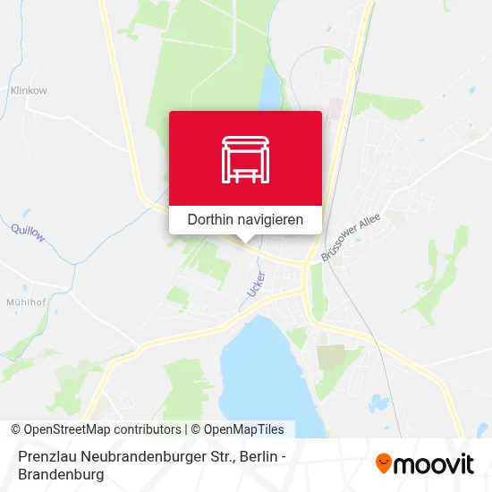 Prenzlau Neubrandenburger Str. Karte