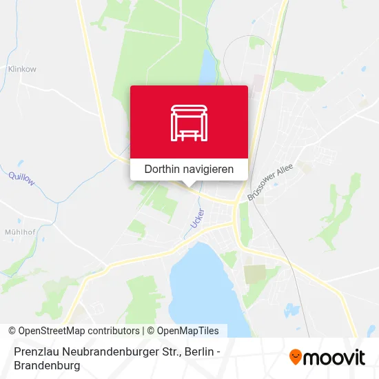 Prenzlau Neubrandenburger Str. Karte