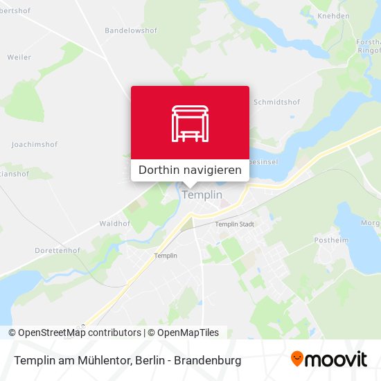 Templin am Mühlentor Karte