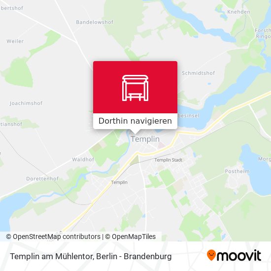 Templin am Mühlentor Karte