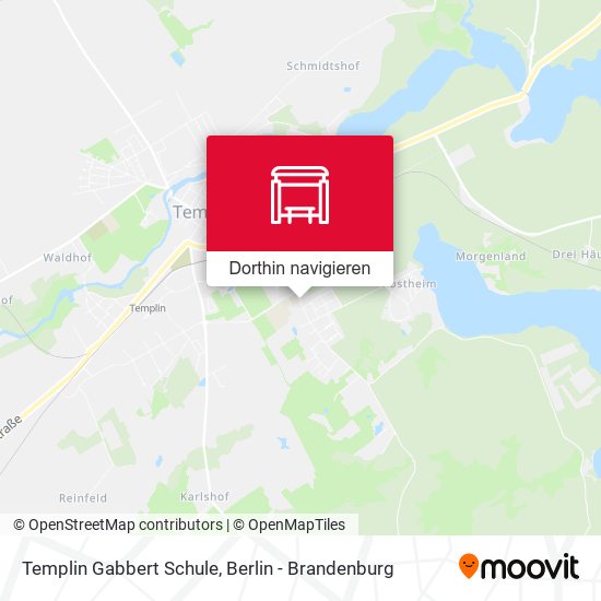 Templin Gabbert Schule Karte