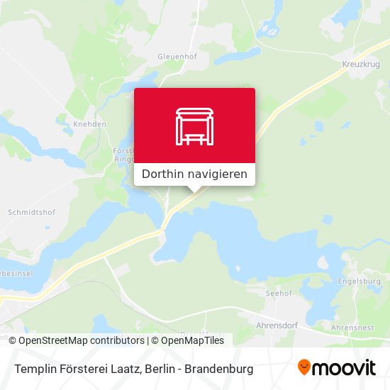 Templin Försterei Laatz Karte