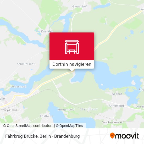 Fährkrug Brücke Karte