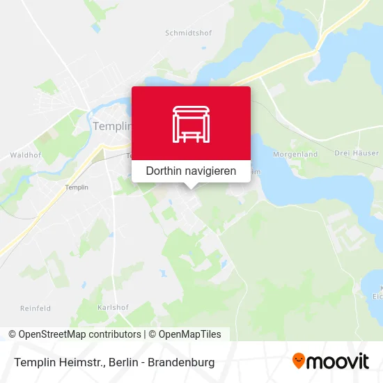Templin Heimstr. Karte