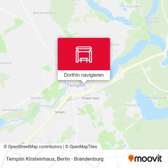 Templin Kirsteinhaus Karte
