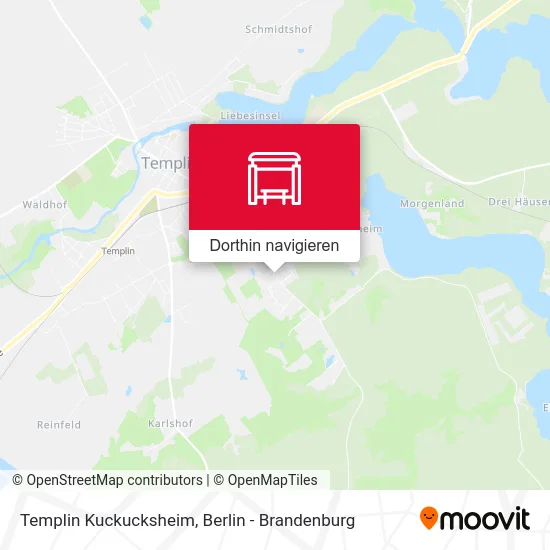 Templin Kuckucksheim Karte