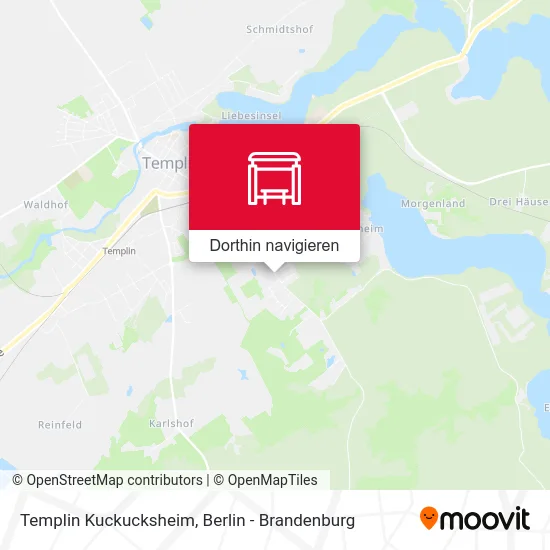 Templin Kuckucksheim Karte