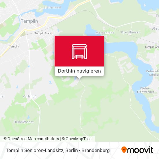 Templin Senioren-Landsitz Karte