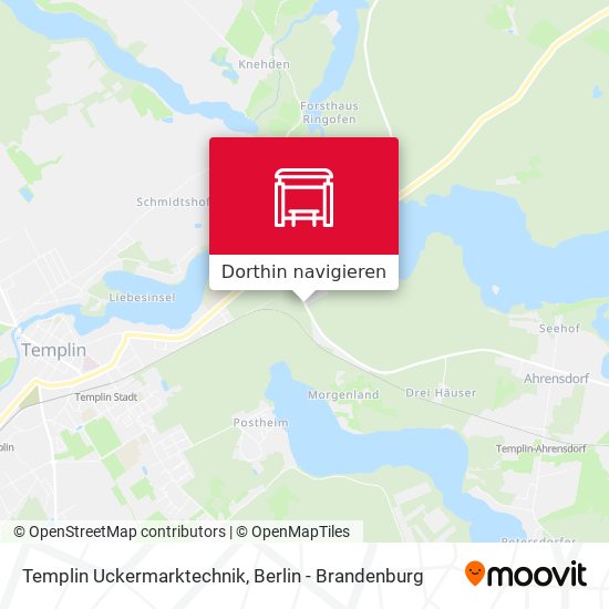 Templin Uckermarktechnik Karte