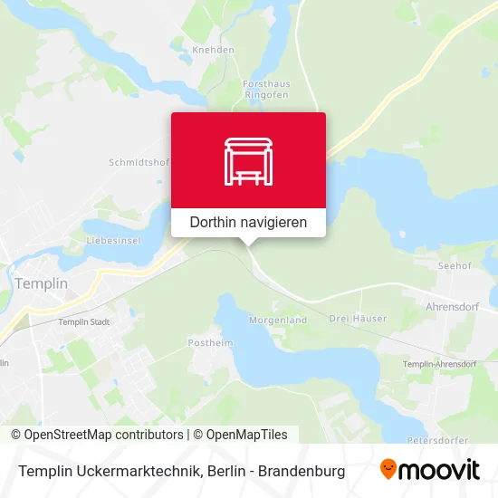 Templin Uckermarktechnik Karte