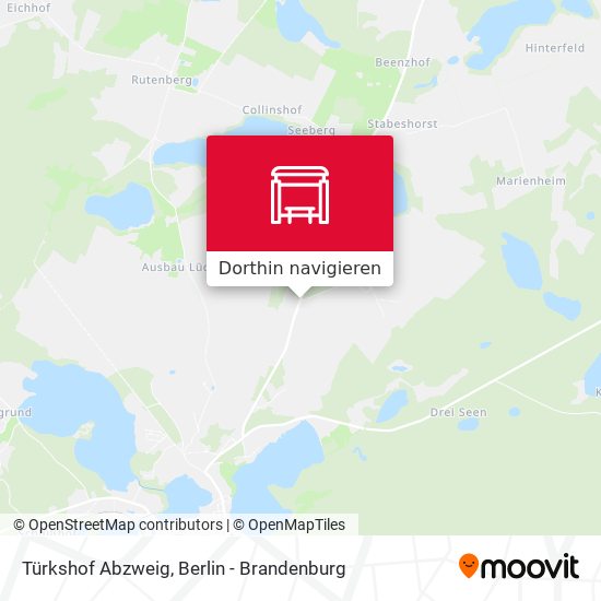 Türkshof Abzweig Karte