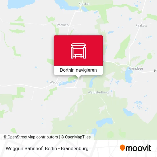 Weggun Bahnhof Karte