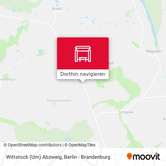 Wittstock (Um) Abzweig Karte
