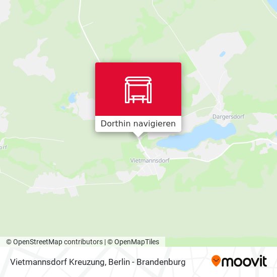 Vietmannsdorf Kreuzung Karte