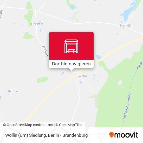 Wollin (Um) Siedlung Karte