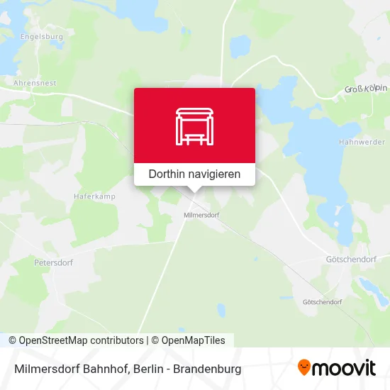 Milmersdorf Bahnhof Karte