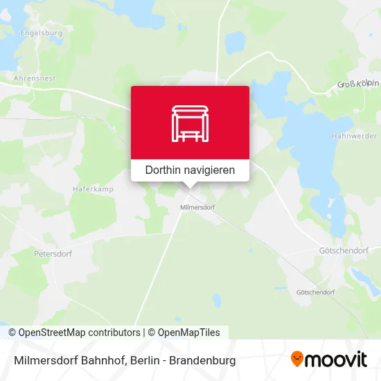 Milmersdorf Bahnhof Karte