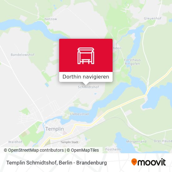 Templin Schmidtshof Karte