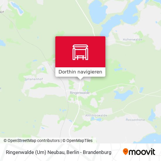 Ringenwalde (Um) Neubau Karte