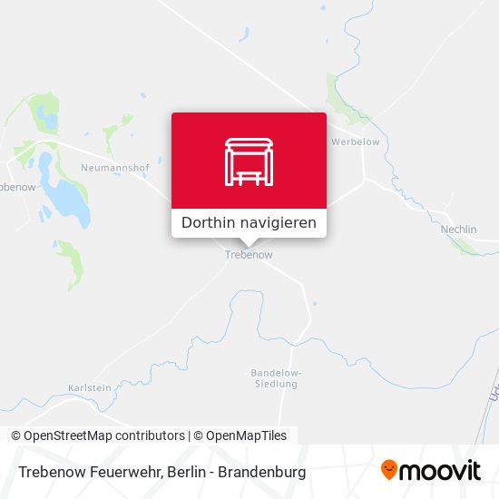 Trebenow Feuerwehr Karte