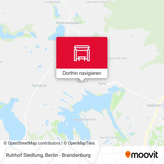 Ruhhof Siedlung Karte