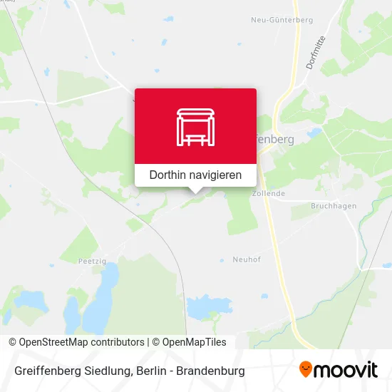 Greiffenberg Siedlung Karte