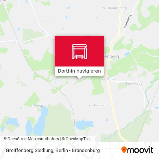 Greiffenberg Siedlung Karte