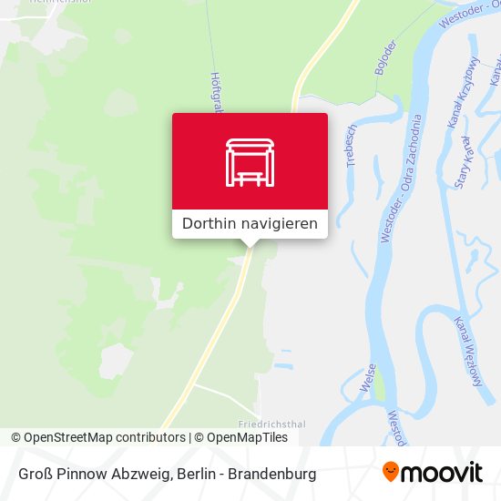 Groß Pinnow Abzweig Karte