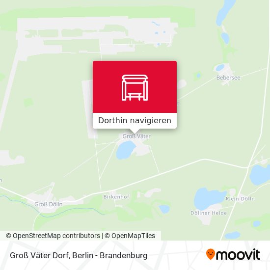 Groß Väter Dorf Karte