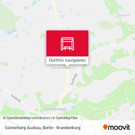 Günterberg Ausbau Karte