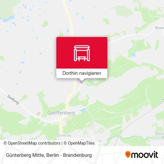 Günterberg Mitte Karte