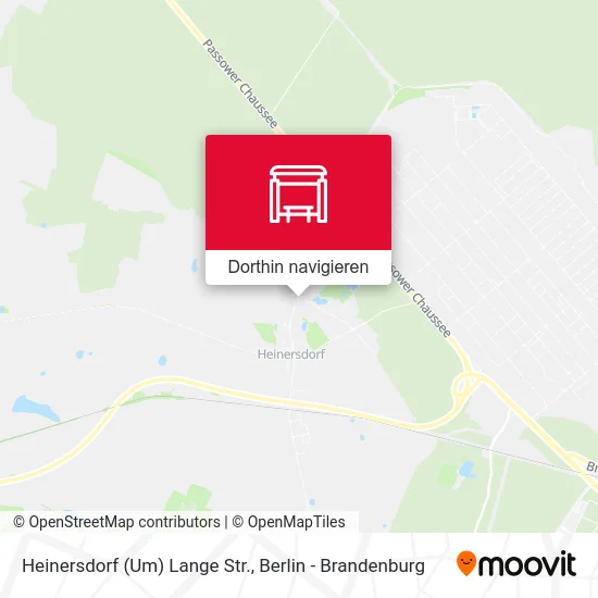 Heinersdorf (Um) Lange Str. Karte