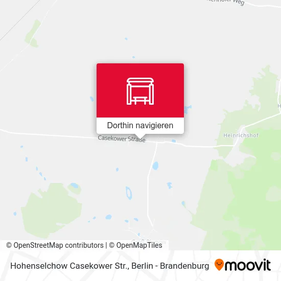 Hohenselchow Casekower Str. Karte