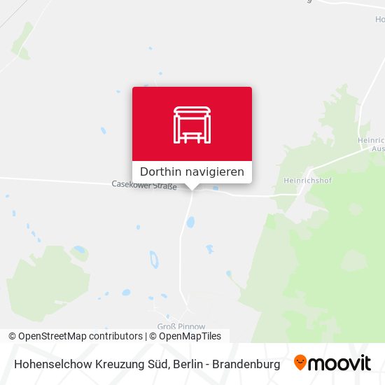 Hohenselchow Kreuzung Süd Karte