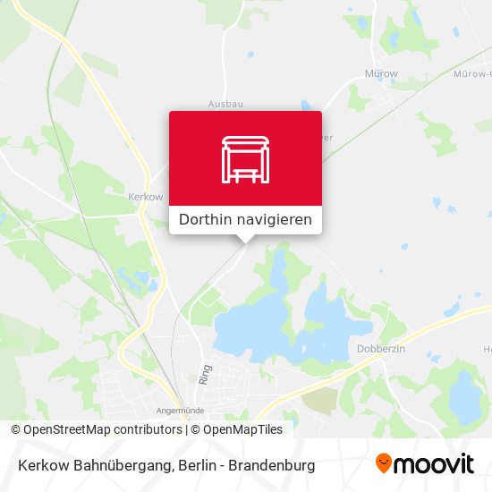 Kerkow Bahnübergang Karte