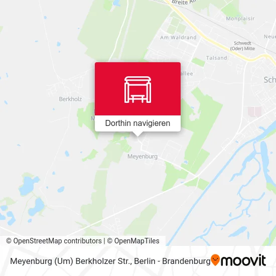 Meyenburg (Um) Berkholzer Str. Karte