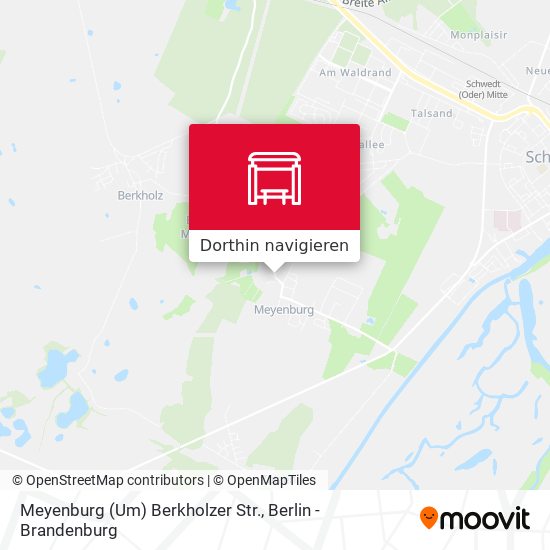 Meyenburg (Um) Berkholzer Str. Karte
