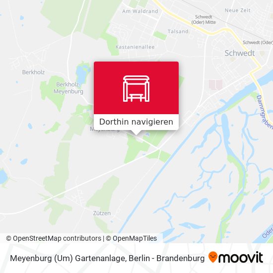 Meyenburg (Um) Gartenanlage Karte
