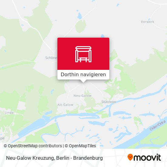 Neu-Galow Kreuzung Karte