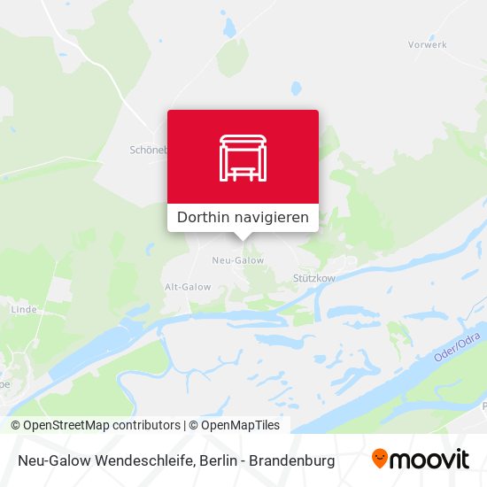 Neu-Galow Wendeschleife Karte