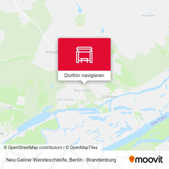 Neu-Galow Wendeschleife Karte