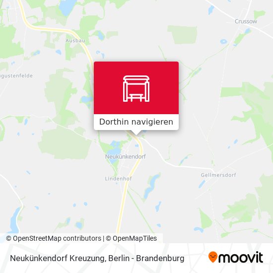 Neukünkendorf Kreuzung Karte