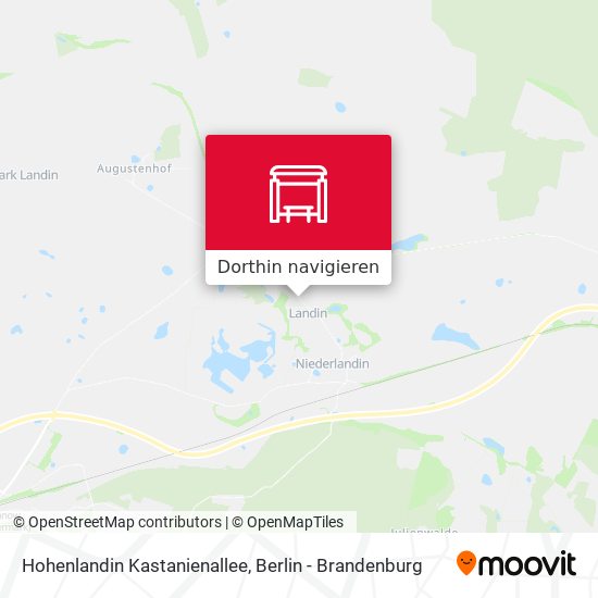 Hohenlandin Kastanienallee Karte