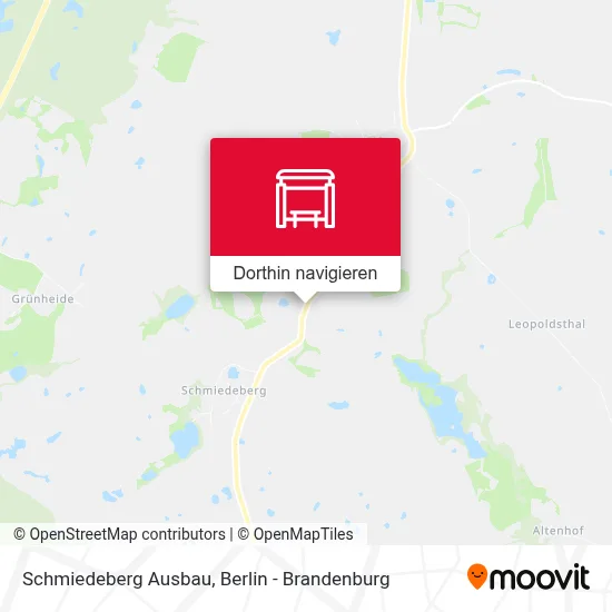 Schmiedeberg Ausbau Karte