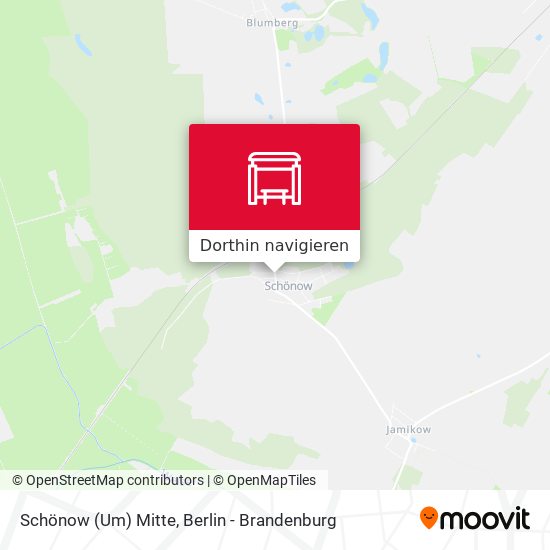 Schönow (Um) Mitte Karte